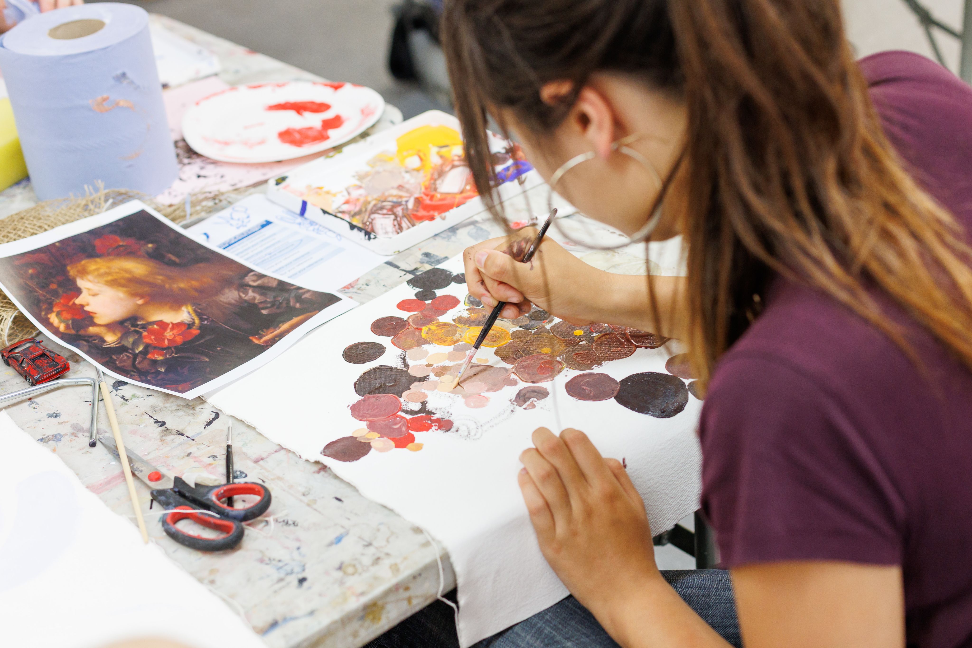 white electic windmill