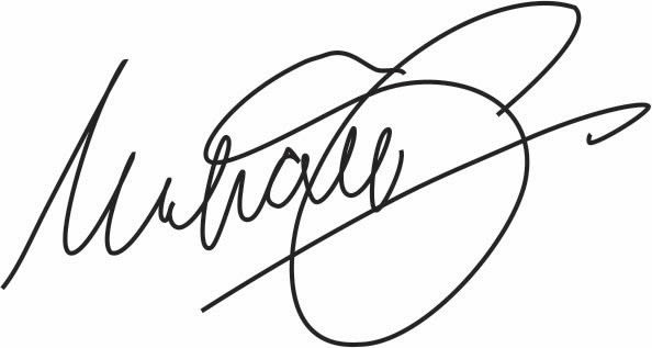 Signature of Dr Michael Spence, UCL President & Provost